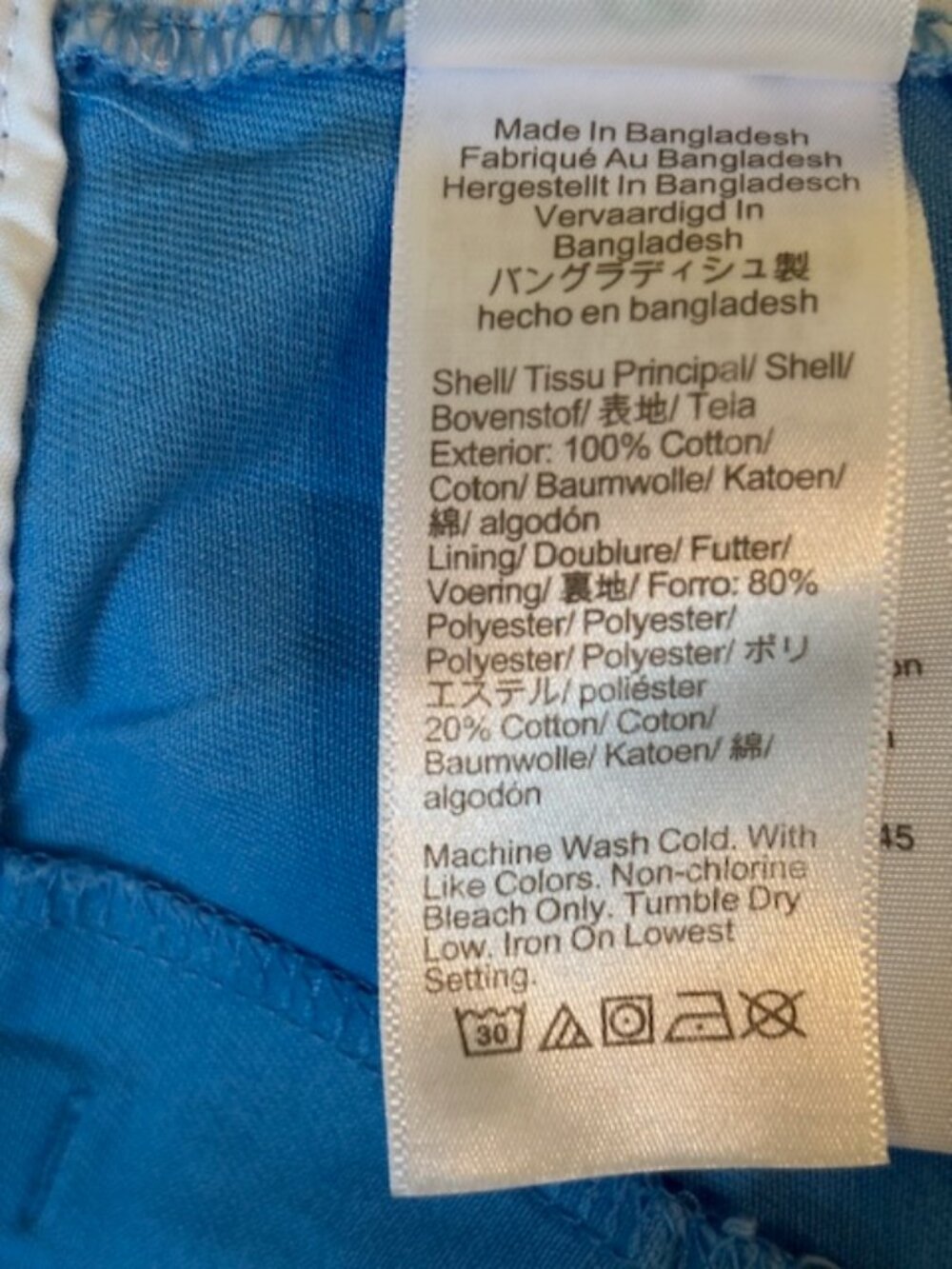 J. Crew 3.5" Classic Chino Short in Mountain Bird Blue Women's Size 16 - Picture 8 of 8